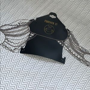 NWT Forever 21 Silver Statement Body Jewelry